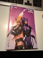 US DC / MARVEL BATMAN DEADPOOL #1 SECONDA STAMPA COPERTINA VARIANTE DI BEN OLIVER