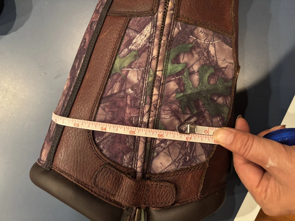 Botas altas Redhead Bayou impermeables con cremallera para hombre. Lona de cuero. Talla 10 Excelente Foto 4 de 4