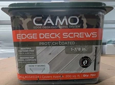 CAMO 0345124 Edge Deck Screws, Hidden Fastening, 1-7/8", ProTech Coated