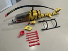 G.I. Joe 1988 Tiger force Tiger Fly Helicopter Vintage Incomplete - Damage