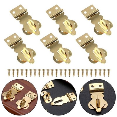 Nachhaltiges Design 6er Pack Messing Schloss Verschlüsse geeignet für Holzkist
