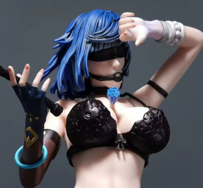 Yelan (Genshin Impact), scharfe Figur, 45 cm, 1,4 kg, Glisterbox, Replika
