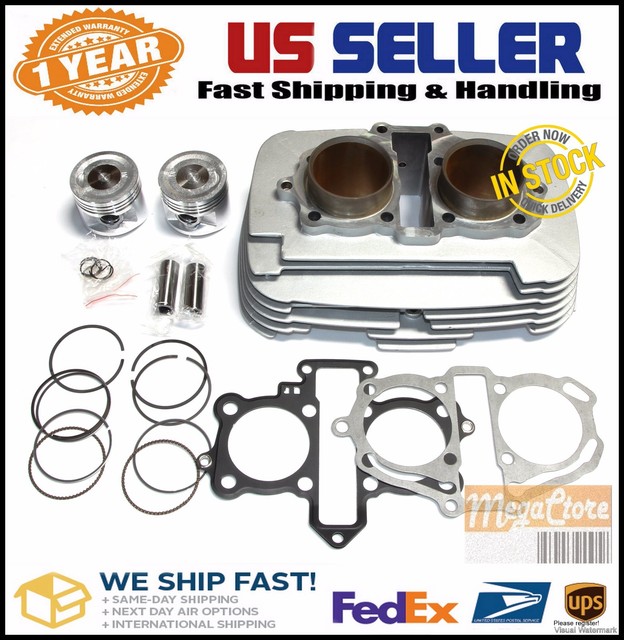Honda Rebel 250 Cmx250 Engine Cylinder Assembly Replacement With Piston Gasket For Sale Online Ebay
