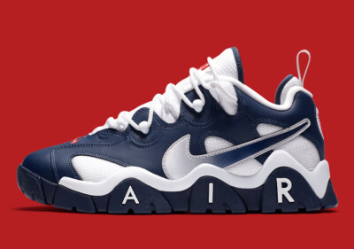 nike air barrage navy