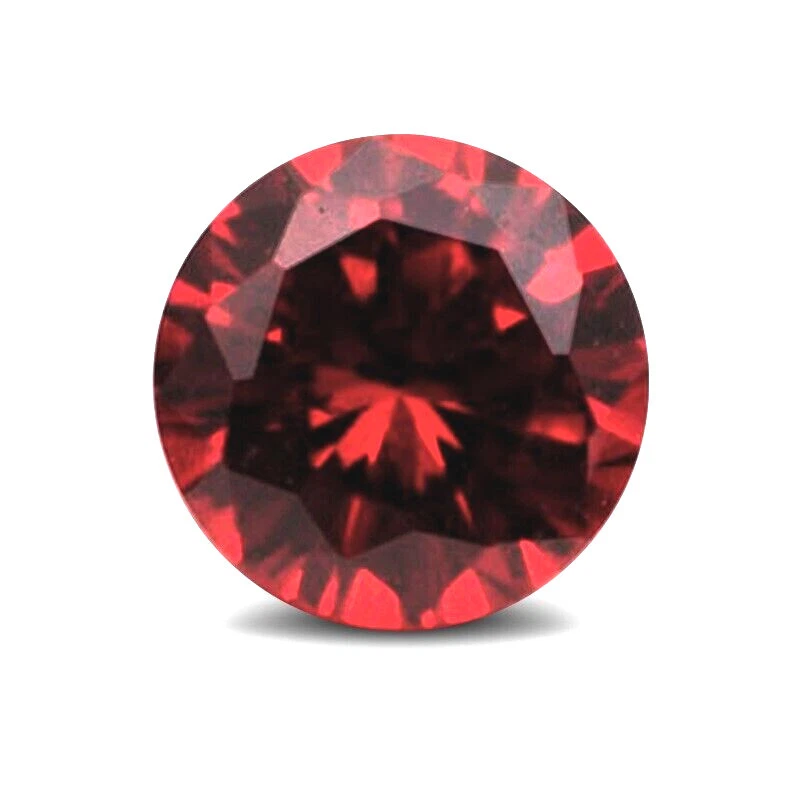Granate Natural Redondo De 1 Quilate - 6.5 Mm, Piedra Preciosa Genuina, Sin Tratamiento, Ideal Para Joyería
