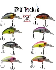 Crappie Diver crankbait lures ~ 1.5" Deep crank ~ 4' deep~ FREE Shipping