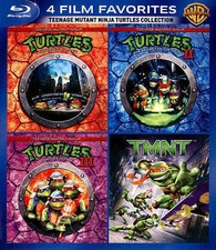 Teenage Mutant Ninja Turtles Collection: 4 Film Favorites (Blu-ray Disc, 2014, 4