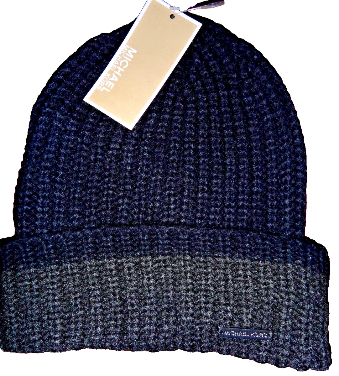 MICHAEL KORS Fall Winter Knit Hat Black Gray 33406 100  display picture 2