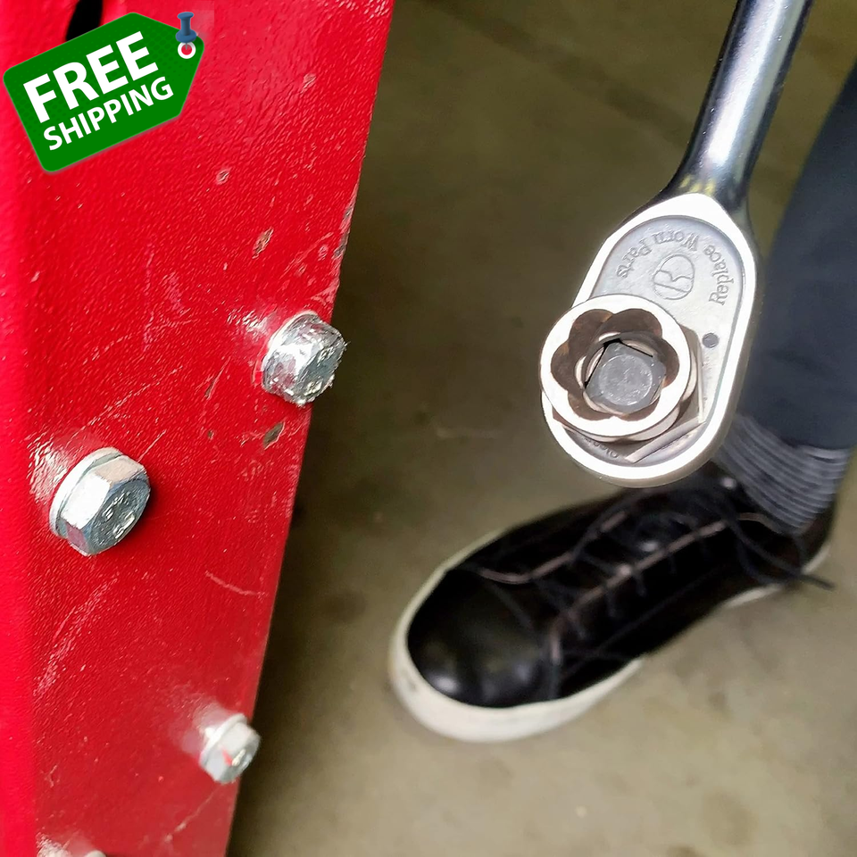 23700 18 Piece Impact Nut & Bolt Extractor Set, Rounded Bolt Remover