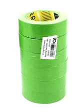 1 1/2" Green Masking Tape High Performance-Slv of 6 Rolls Automotive Q1 HPG136