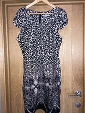 wallis animal print dress