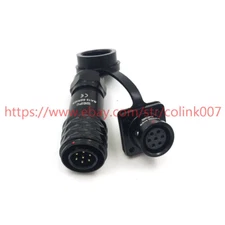 SA12 7 pins power cable connector,IP67 waterproof solder cable grand connector