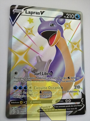 Lapras V Shiny SV110/SV122 Destino Brillante Completo Opcional Art Pokemon