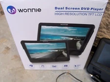 WONNIE W-1014 DUAL SCREEN DVD PLAYER FOR CAR, HIGH RESOLUTION TFT LCD