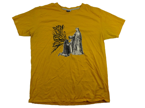 Heretic Heavy Metal Band T Shirt Yellow SZ XXL - 00388