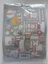 My Mind's Eye All Things: LOST & FOUND Die cuts over 250 pieces scrapbooking
