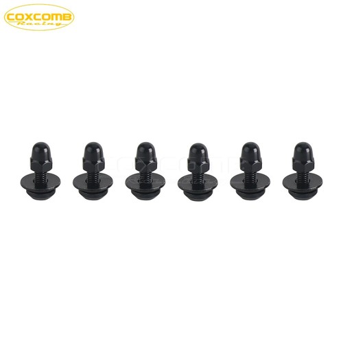 6Pcs Black T25 Front Fairing Windshield Windscreen Bolts Screw For Road King - Picture 5 of 10