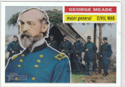 2009 Topps Heritage George Meade C30 Refractor Edition & serial #'d / 76 SP SSP