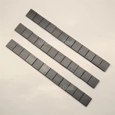 MATTE BLACK LOW PROFILE WHEEL BALANCE STICK ON ADHESIVE WEIGHTS 1/4oz 36 PIECES
