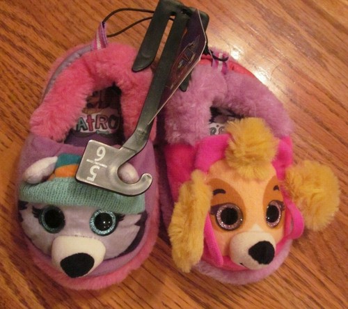 paw patrol plush slippers