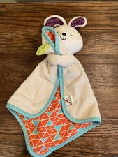 B. Cuddly Fluffy Bunz Bunny Security Blanket/ Lovie. New Without Tags.