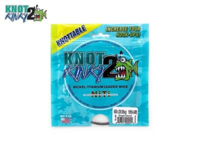 Knot 2 Kinky 4,5m 1x1 Vorfach Nickel Titan 12lb 18lb 25lb Single Profi Material