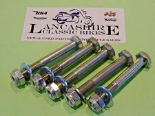 14-0207  BSA A65L A65T  REAR SPROCKET BOLT SET  14-1301 1971- 1973  UK MADE