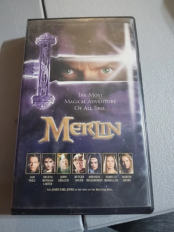 Merlin and the Sword & The Most Magical Adventure of All Times VHS Tapes lot 2 - Image 2 of 4