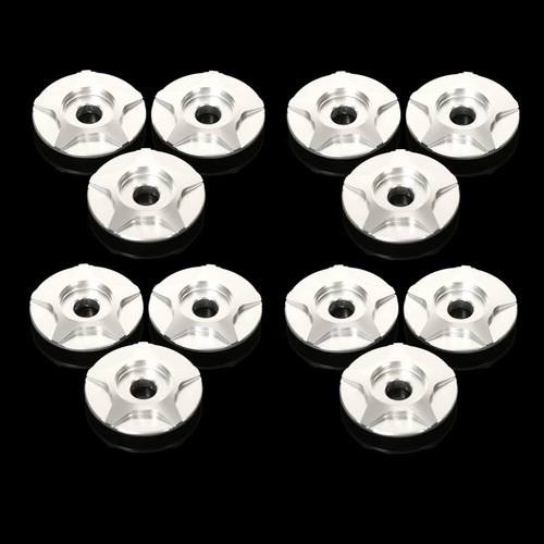 Silver 12X CNC Full Fairing Colored Plugs Verge Washers For HONDA GROM 2022-2024 - Picture 11 of 11