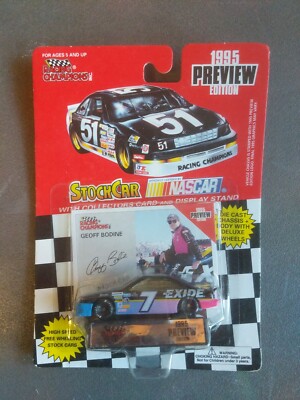 Racing Champions 1995 Preview Edition Geoff Bodine #7 EXIDE Car 1:64
