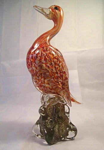 A Fine Vintage Murano Art Glass Duck T3