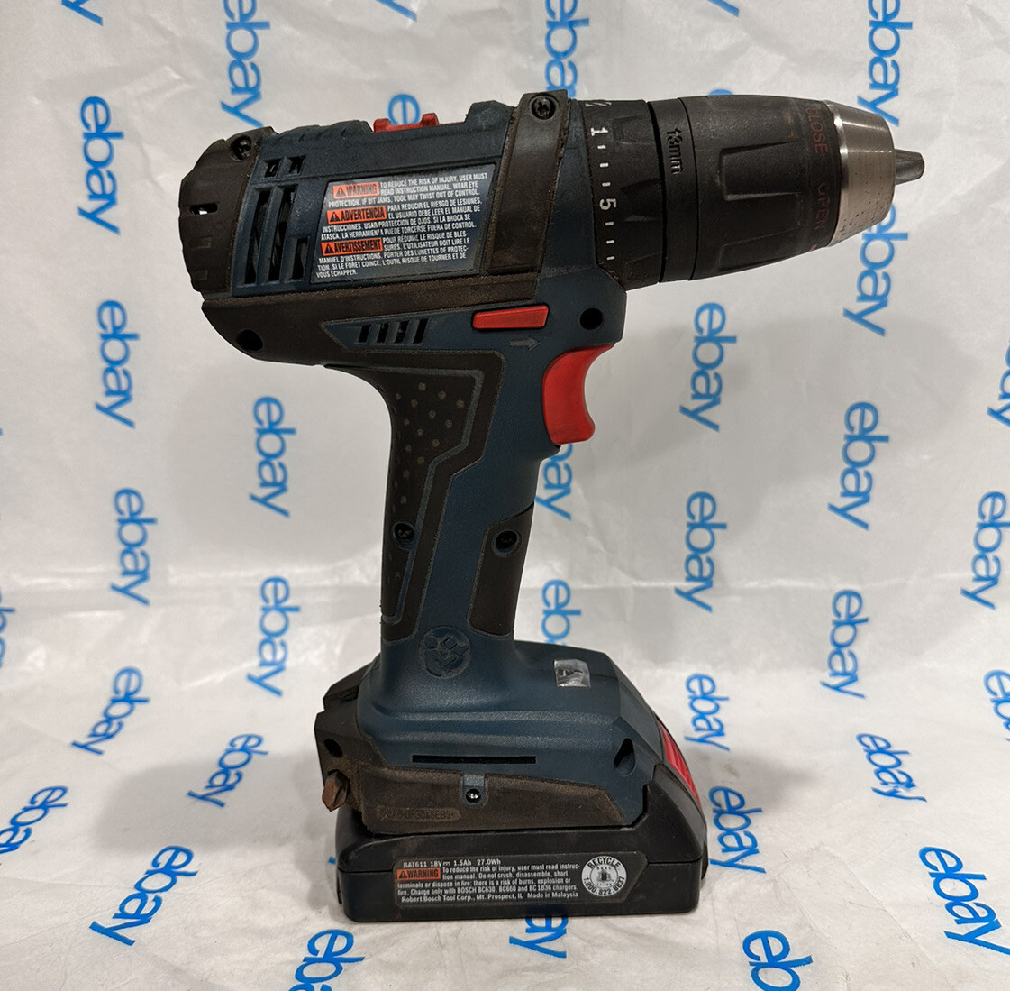 BOSCH cordless DDB181 drill driver 18V lithium ion with battery. eBay