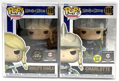 Funko Pop! Black Clover Charlotte GITD Chase & Common #1155 Chalice Exclusive