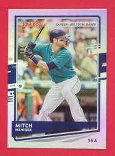 2020 Donruss Mitch Haniger 194/500 Career Stat Line #100 Seattle Mariners