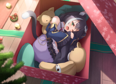 Anime girls digital art artwork 2d mofu namako princess Play Gaming Mat Desk