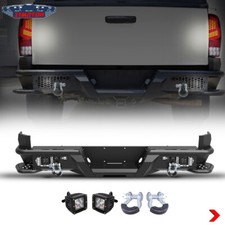 Offroad Steel Rear Bumper For 2005-2015 Toyota Tacoma Bumper Wled Lightsd-ring Offroad Steel Rear Bumper For 2005-2015 Toyota Tacoma Bumper Wled Lightsd-ring