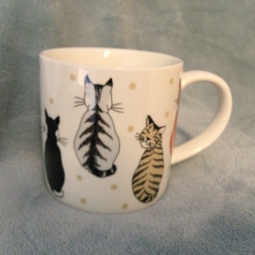 Ulster Weavers Orange Cat Coffee Mug Bone China Tea Tabby Orange Fast US Ship - Picture 2 of 7