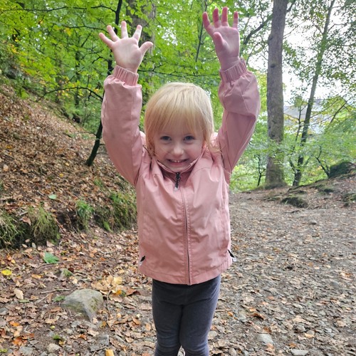 Kids Waterproof Rain Jacket Walking School Nursery Windproof Coat Age 3 - 13 - Picture 15 of 30