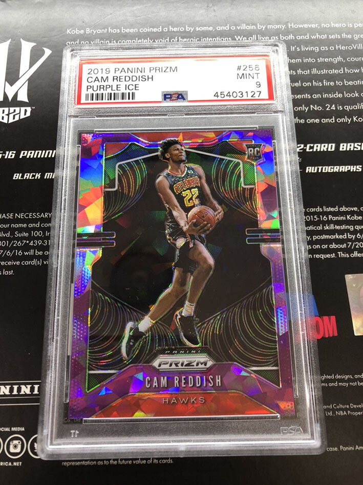 2019 Panini Prizm Cam Reddish Purple Ice /149 PSA 9