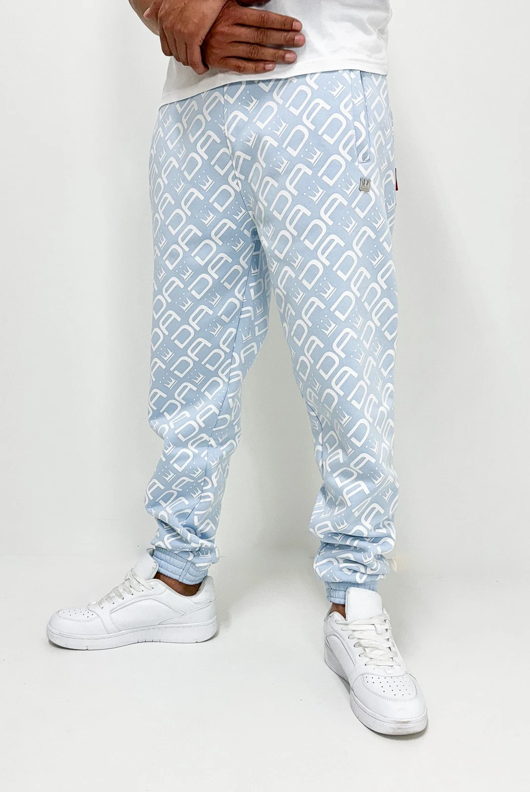 Pantalon de survêtement Dada Supreme All Over bleu bébé