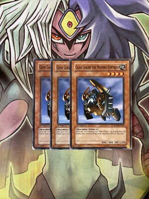 SD10-DE010 x3 Gear Golem the Moving Fortress Common Top Zustand Yugioh