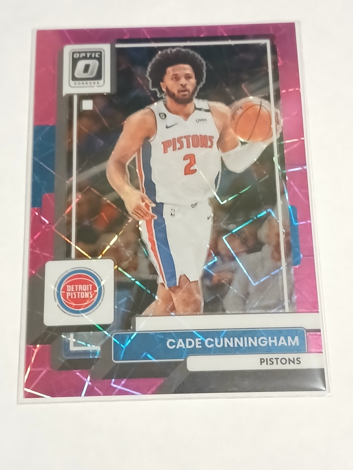 2022-23 Panini Donruss Optic Pink Velocity Prizm /79 Cade Cunningham #92