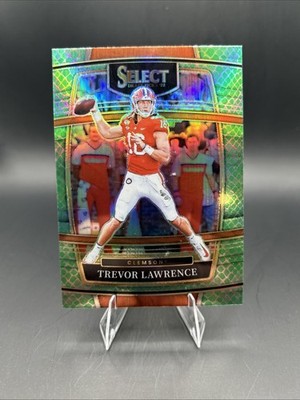 2022 Panini Select DP Trevor Lawrence Dragon Scale Prizm Clemson  