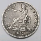 1877 Trade Silver Dollar XF