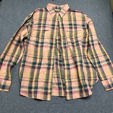 LAUREN Ralph Lauren Men's Shirt Size M Multicolor Plaid Button Up Long Sleeves