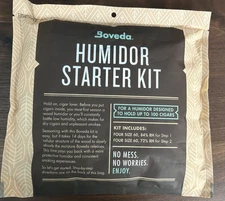 Boveda for Cigars 100-Count Humidor Starter Kit BUNDLE: Boveda 84% RH & 72% RH