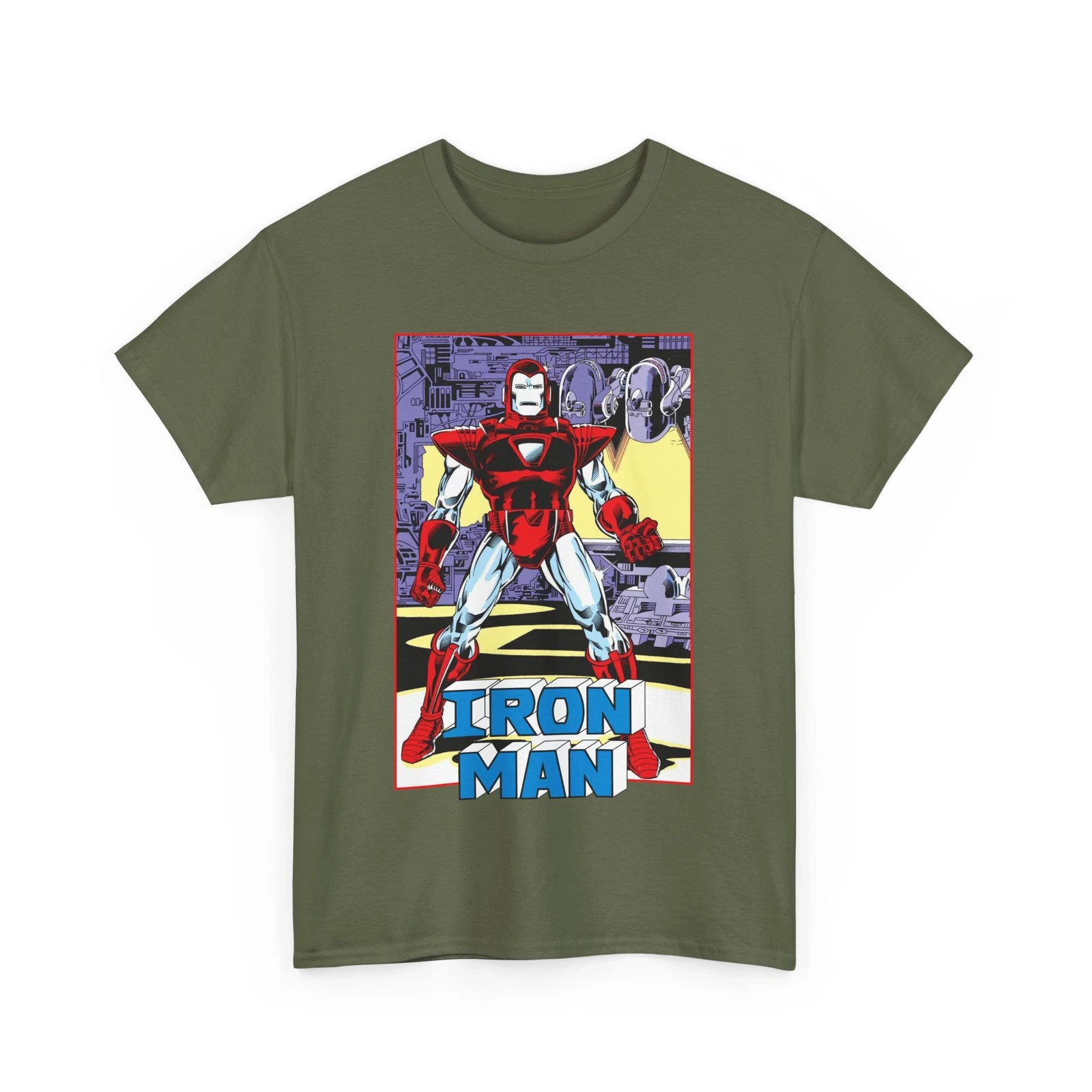 Iron Man T-Shirt - Tony Stark - Silver Centurion Armor - Marvel Comics
