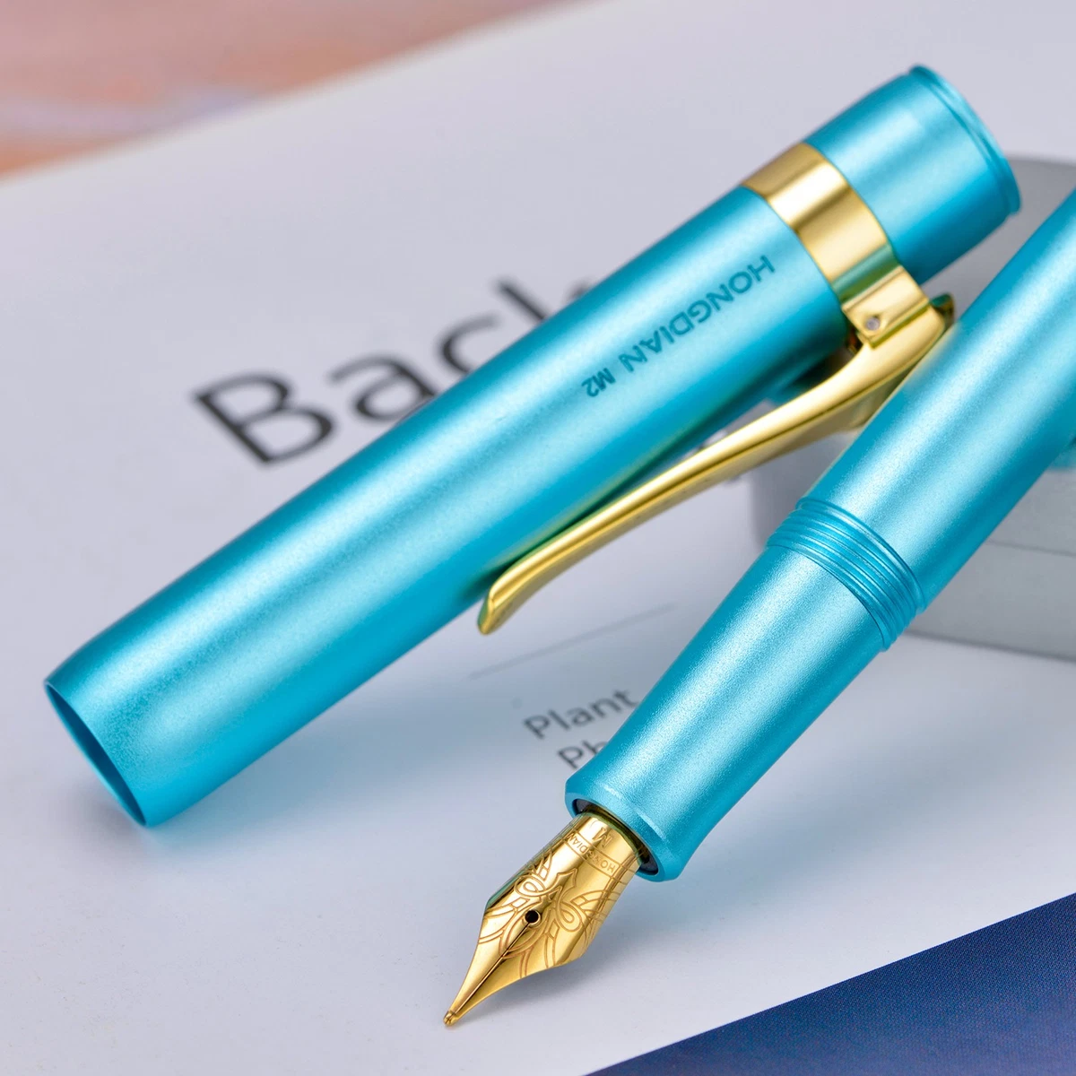 Limited Edition Hongdian M2 Mini Short Fountain Pen EF/F/M/ Long Blade Nib