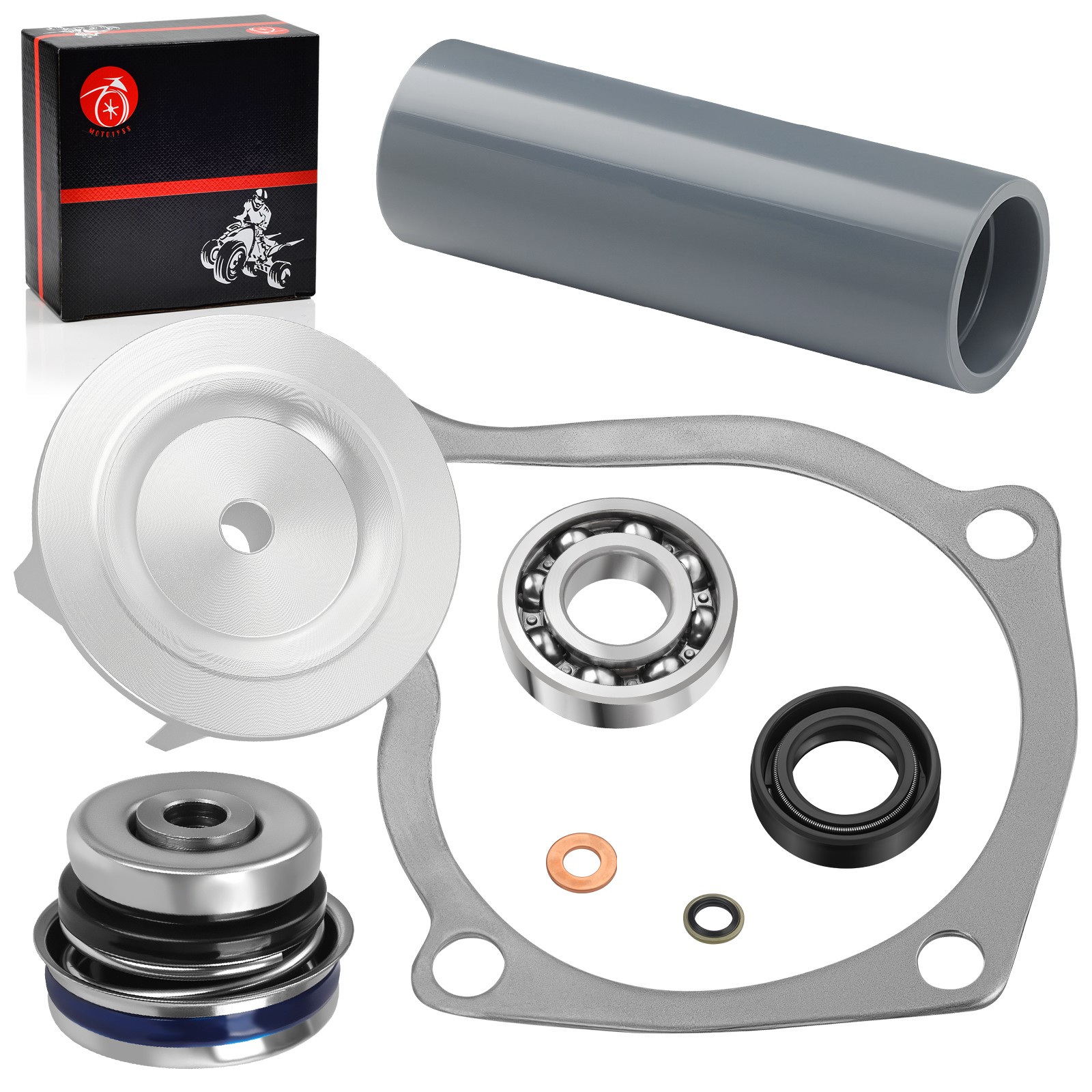 Water Pump Rebuild Kit & Impeller Seal Driver For Polaris Scrambler 500 1997-12
