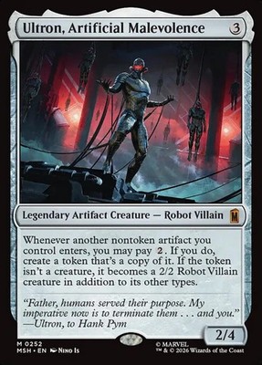 PRESALE Ultron, Artificial Malevolence MSH NM MTG